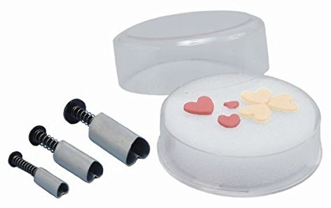 PME pme kształt serca aluminiowa Plunger Cutter, tworzywo sztuczne, biały MH150
