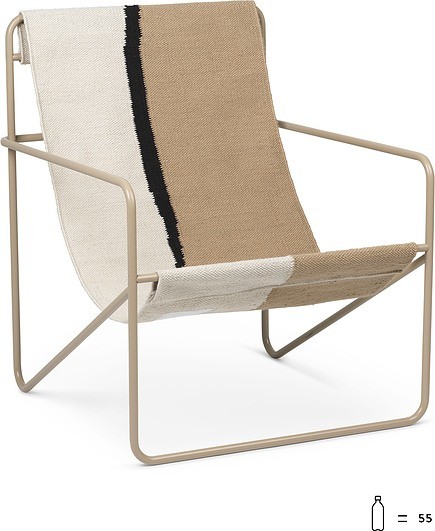 Ferm Living Krzesło Desert beżowa rama Soil 1103612866
