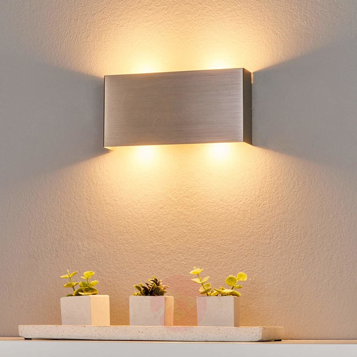 Lampenwelt Lampenwelt MAJA - lampa ścienna LED, 22 cm