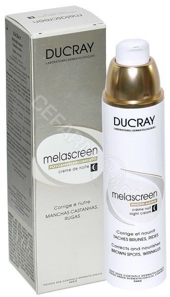 Ducray melascreen fotostarzenie krem na noc 50 ml