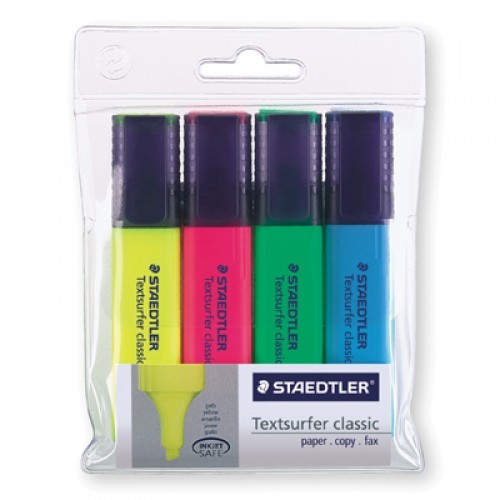 Staedtler Zakreślacz Textsurfer Classic 364 4 kolory 364 WP4