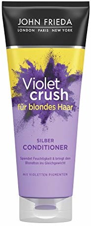 John Frieda Violet Crush - odżywka przeciw żółknięciu - zawartość: 250 ml - również na odcienie pomarańczy - z fioletowymi pigmentami