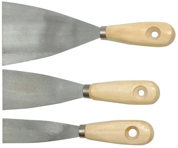 YATO Zestaw szpachelek z blachy 3, 5, 8 cm 06130