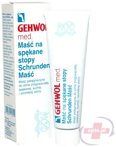 Gehwol SCHRUNDEN-SALBE Maść do stóp o zrogowaciałej i popękanej skórze 75ml