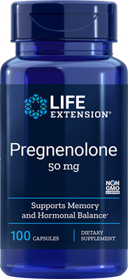 Life Extension Pregnenolone (Pregnenolon) 50mg - 100 kapsułek