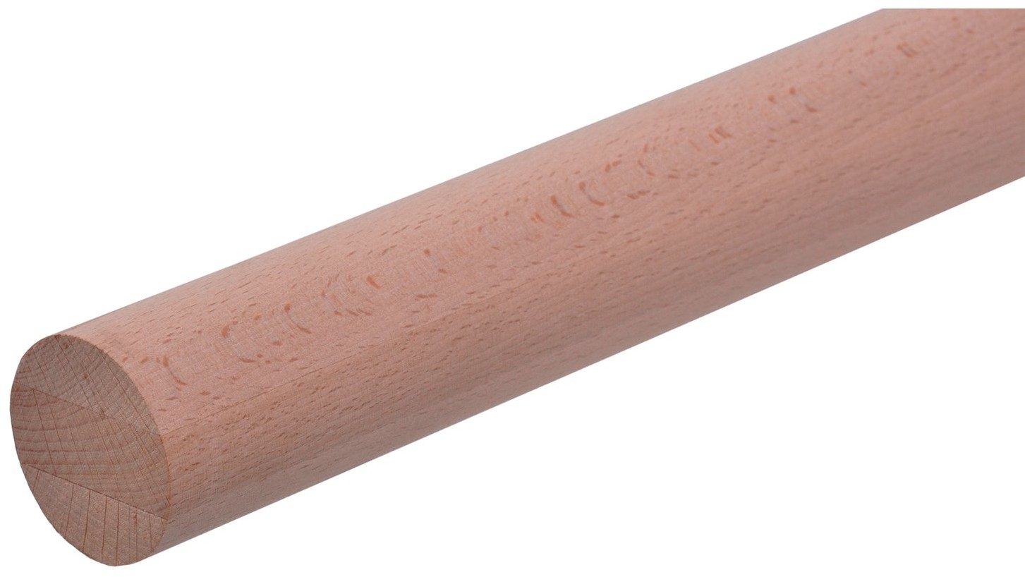 Kornik Poręcz z drewna bukowego śr. 49,5 mm długość 2,7 m