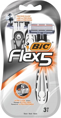 BiC Flex 5 Maszynki do golenia dla mężczyzn 3szt
