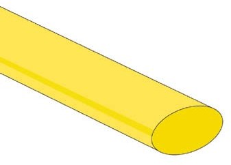 Velleman gaine thermoretra ctable 21  12.7 MM  Jaune  25 PCS. STB127Y