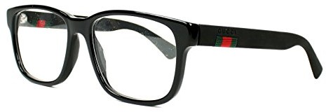 Gucci gg0011o, okulary przeciwsłoneczne octan prostokątny Pan, , 55, , czarny,
