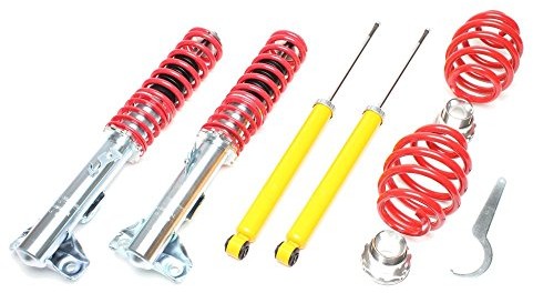 Tief Tech 1 X zestaw podwozie podwozie sportowe śrubowe podwozia obniżających zawieszenie gwintów podwozia Cupra przód + tył EVOGWBM01/1