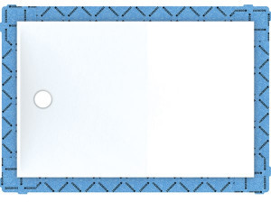 Geberit 154.273.11.1 Panel do natrysków bezbrodzikowych Setaplano 90x120