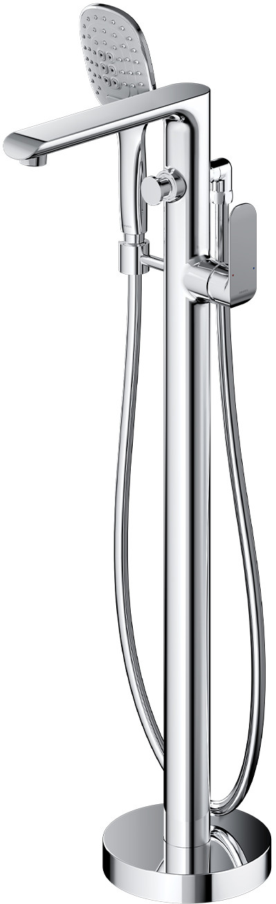 Omnires SACRAMENTO Bateria wannowa wolnostojąca Chrom SC2333XCR