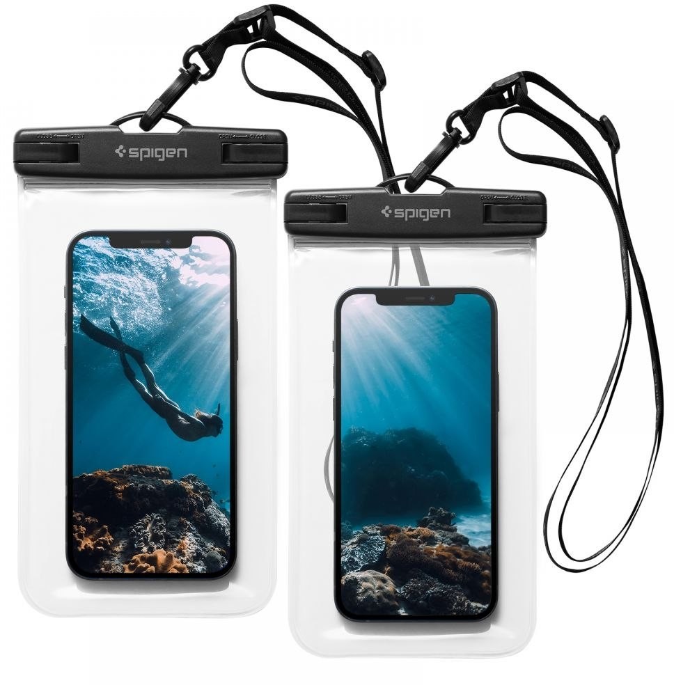 Spigen 2x Uniwersalne wodoodporne etui ochronne