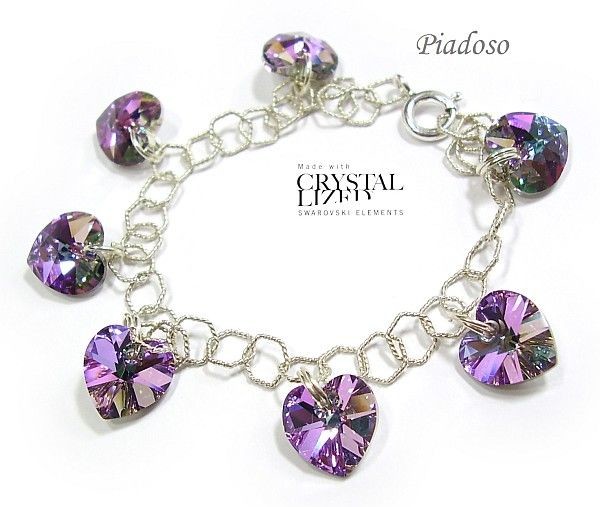Swarovski Arande PROMOCJA Bransoletka Serca Srebro VL 1111789766