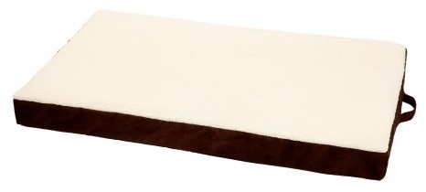 Karlie karlie Flamingo łóżko do leżenia Ortho Bed prostokątny łóżko dla psa Poduszka na sofę miejsce do spania, łóżko dla zwierząt, 72 cm, beżowo-brązowy