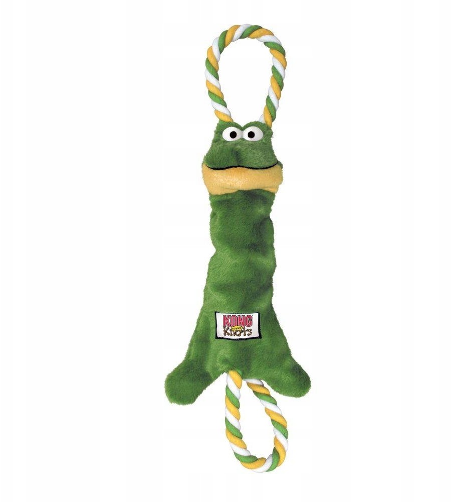 Kong Tugger Knots Żaba zabawka dla Psa rozmiar S/m