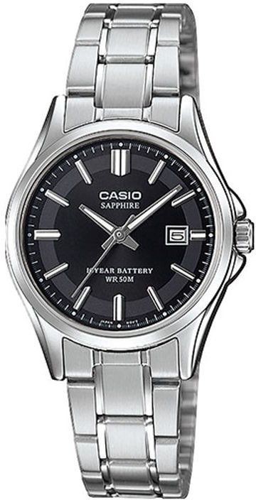 Casio damski LTS-100D-1AVEF - stalowy / srebrny czarny