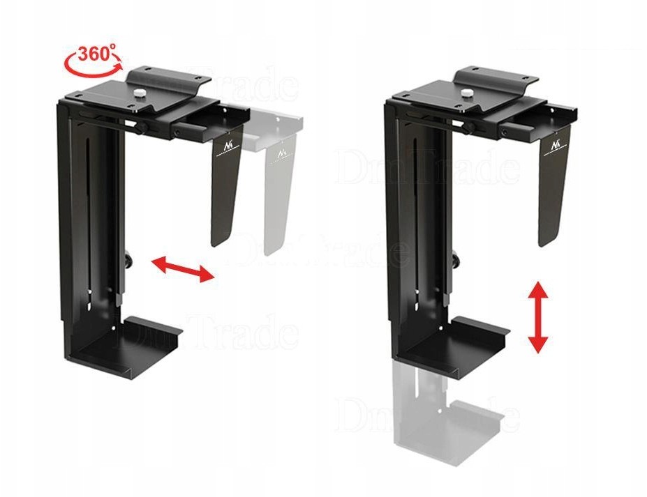 Maclean Uchwyt do komputera MC-713 B czarny