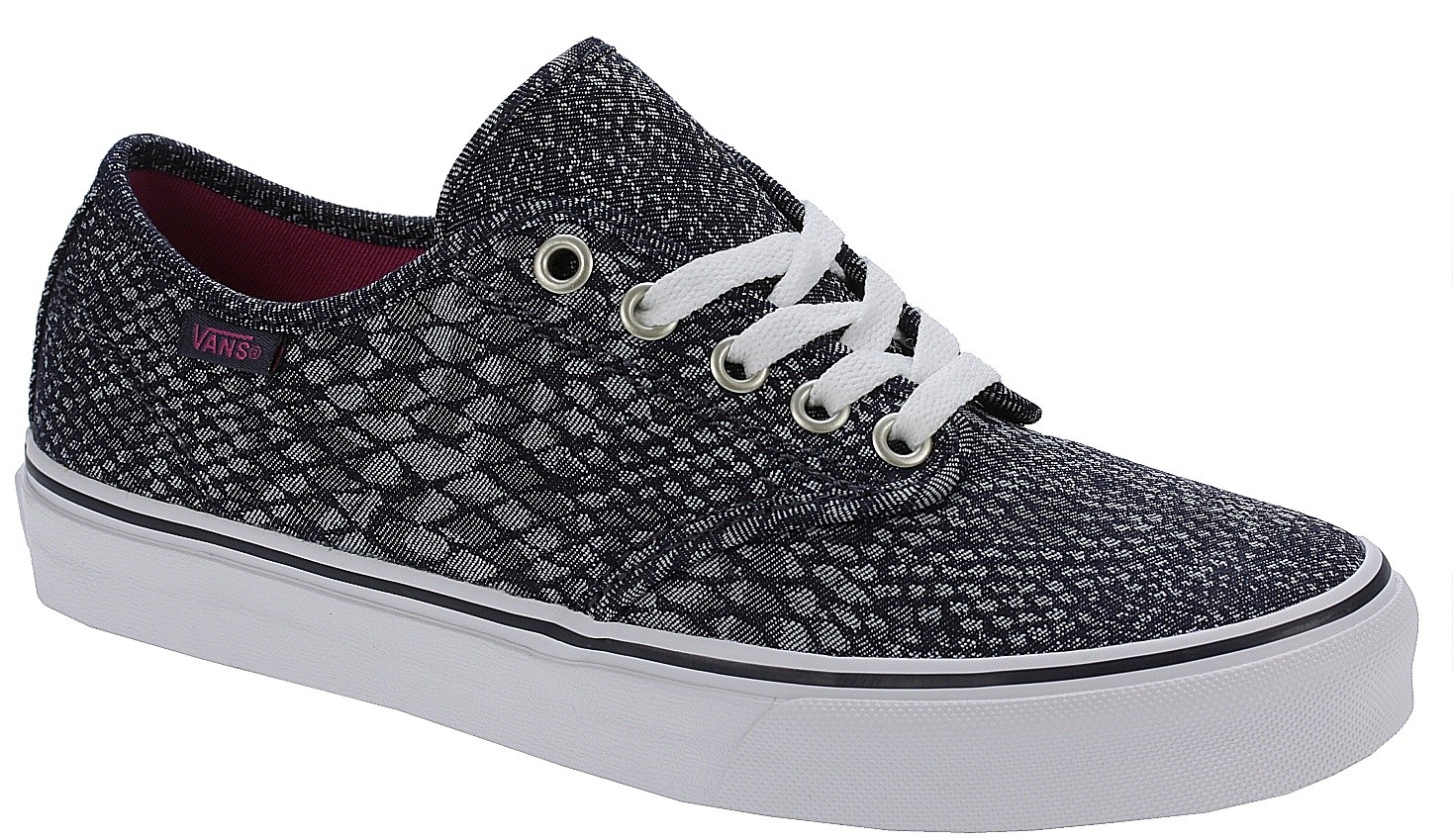 Vans obuwie damskie CAMDEN STRIPE SNAKE JACQUARD) Navy