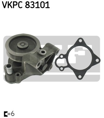 SKF Pompa wody VKPC 83101