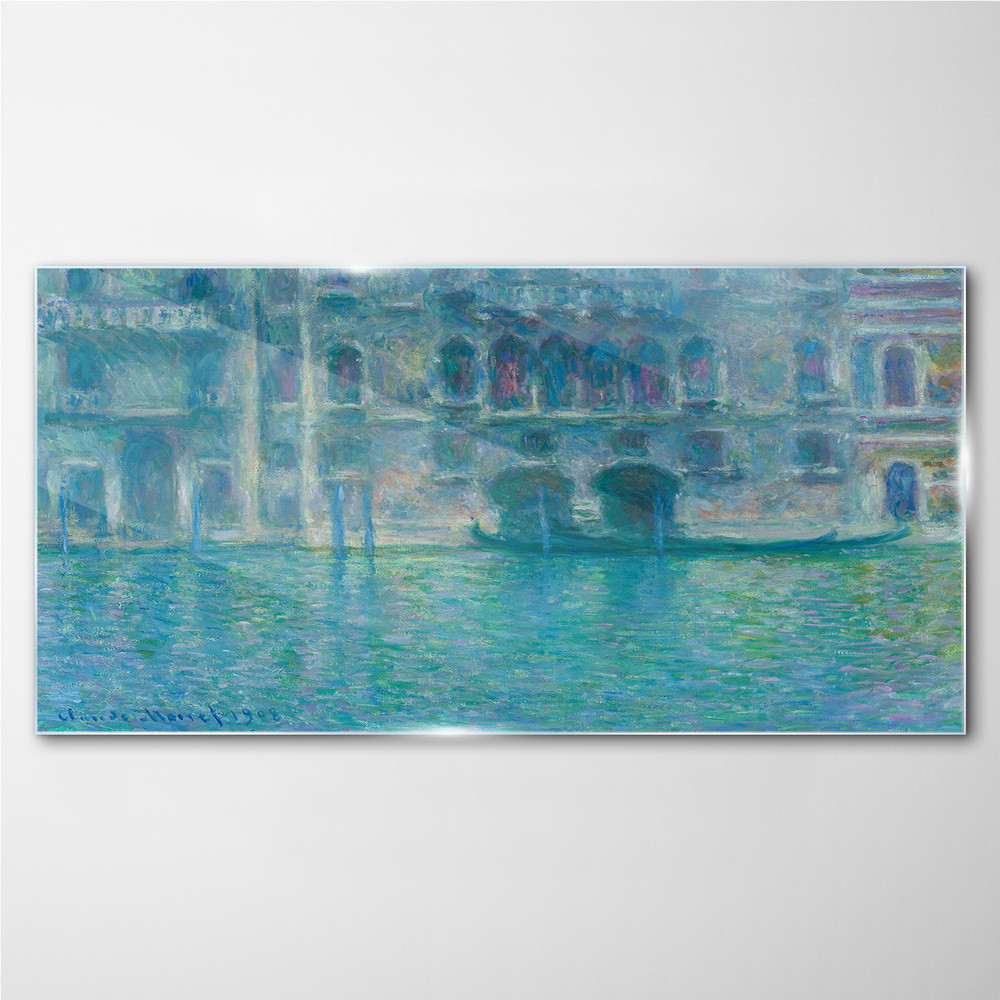 PL Coloray Obraz Szklany Palazzo da Mula Wenecja Monet 140x70cm
