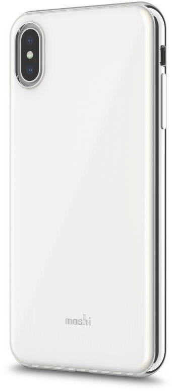 Moshi iGlaze - Etui iPhone Xs Max (Pearl White) 99MO113102