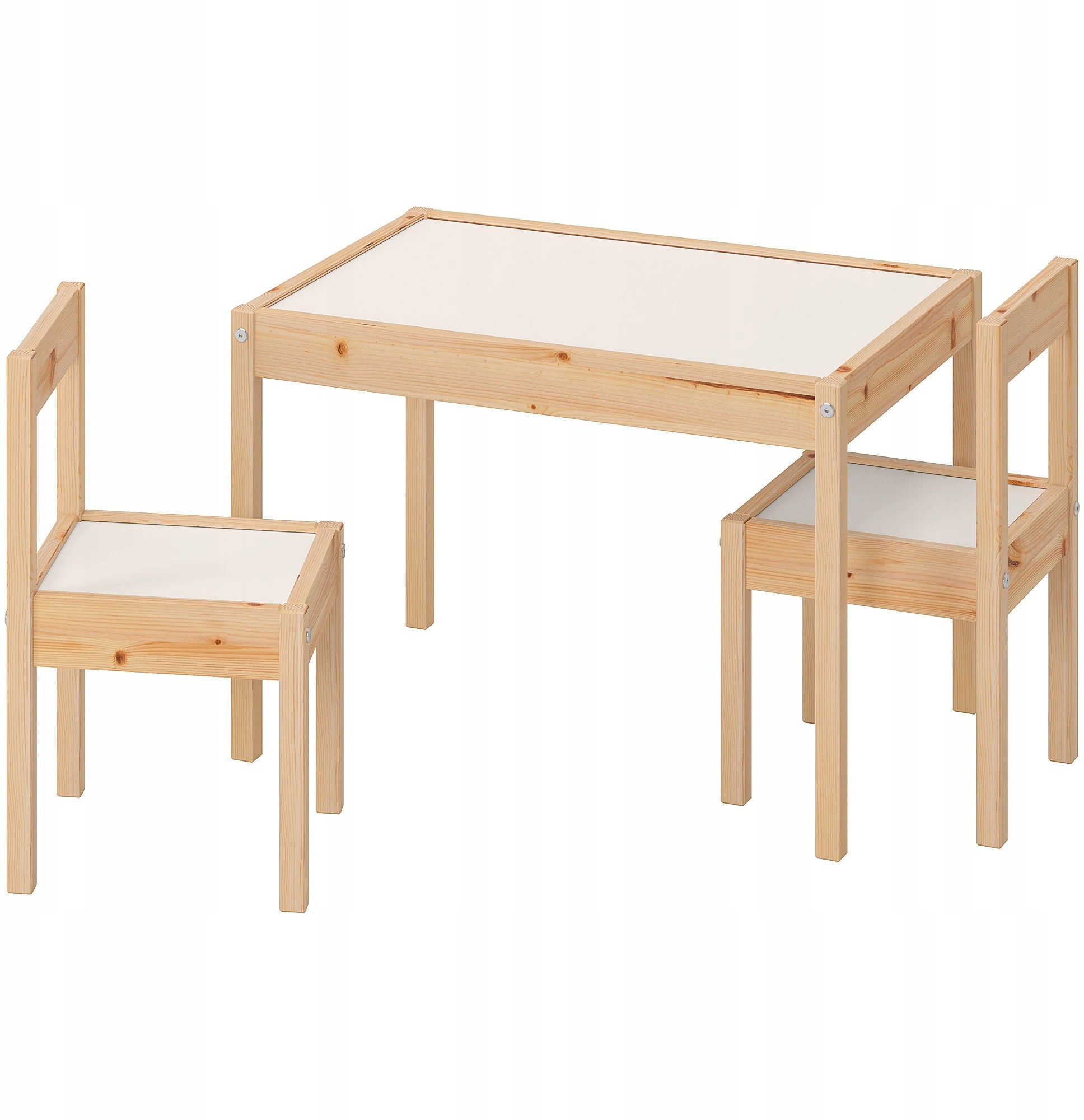 Ikea Latt Stolik dziecięcy i 2 krzesła Drewno