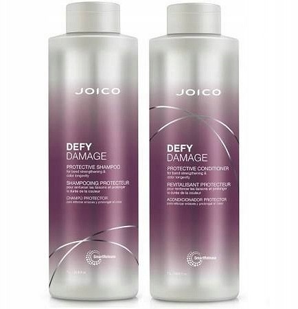 Joico Defy Damage Szampon + Odżywka 1000 + Pompki