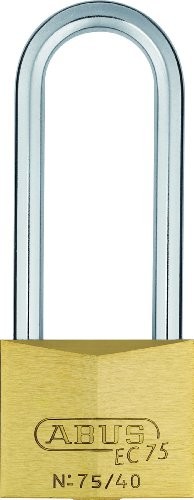 Abus ABUS 26846 Kłódka 63 MM długimi zausznikami z mosiądzu z kluczem dwustronnym 26846