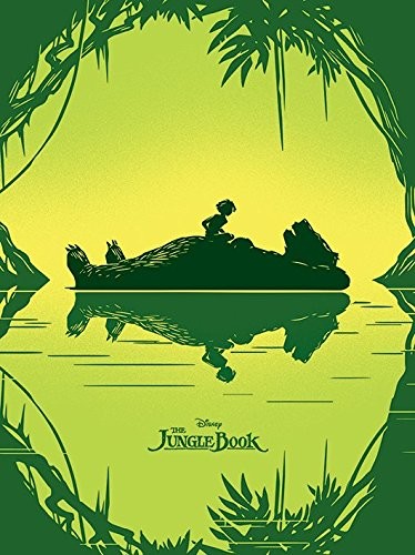 Disney The Jungle Book Baloo i możliwości 60 x 80 cm na płótnie Prints, wielokolorowa WDC99627