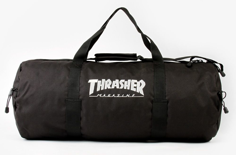 THRASHER torba męska THRASHER SKATE BAG DUFFLE BLACK