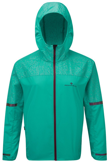 RONHILL RONHILL Kurtka biegowa damska LIFE NIGHTRUNNER JACKET turkusowa