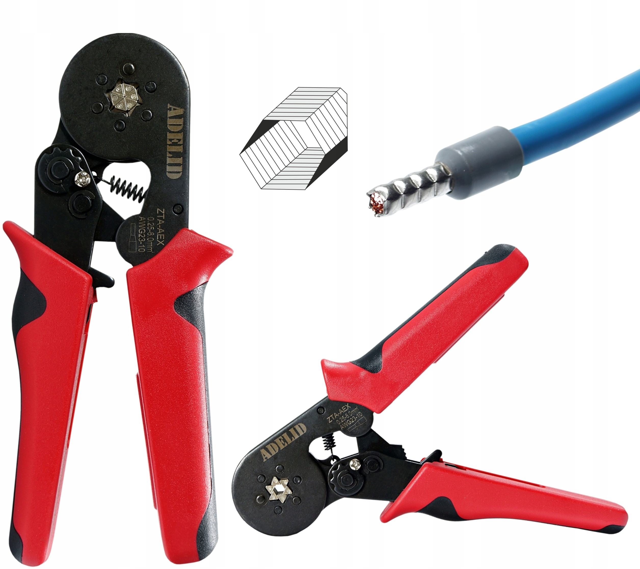 Zaciskarka Praska Tulejek Do Kabli 0,25-6 Automat