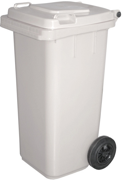 Pojemnik na śmieci 120 l biały 02848