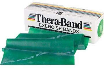 Thera-Band Mocna taśma rehabilitacyjna Thera Band o zwiększonej wytrzymałości (TB-zielona) 0001502