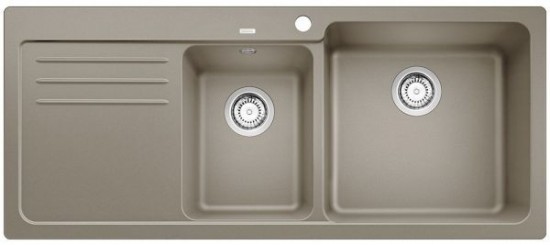 Blanco Zlew NAYA 8S Silgranit PuraDur Tartufo prawa 525785
