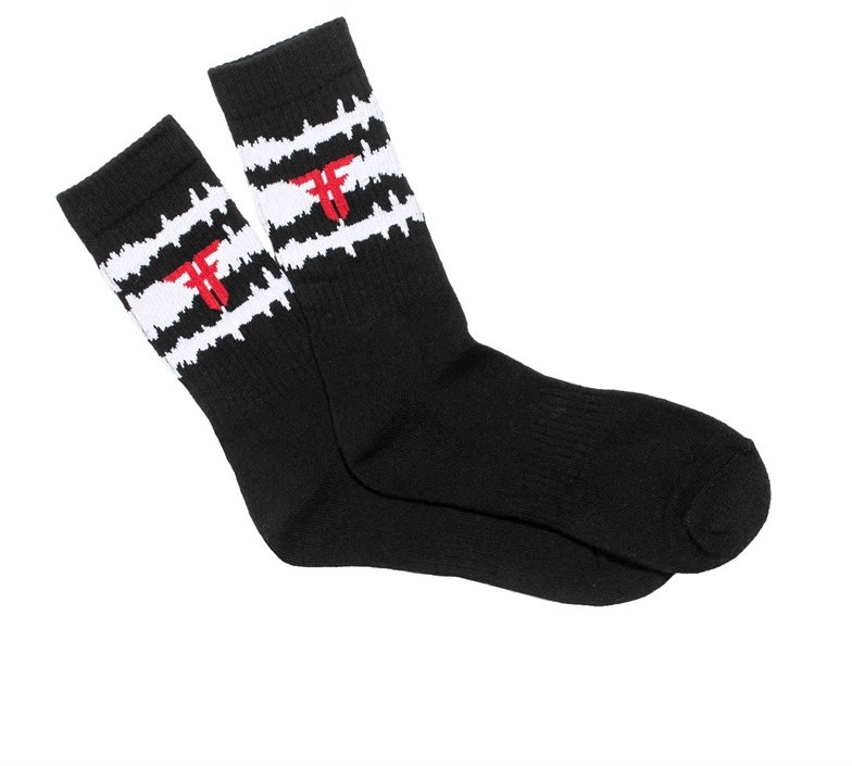 FALLEN skarpetki Static Sock Black-White BLACK-WHITE)