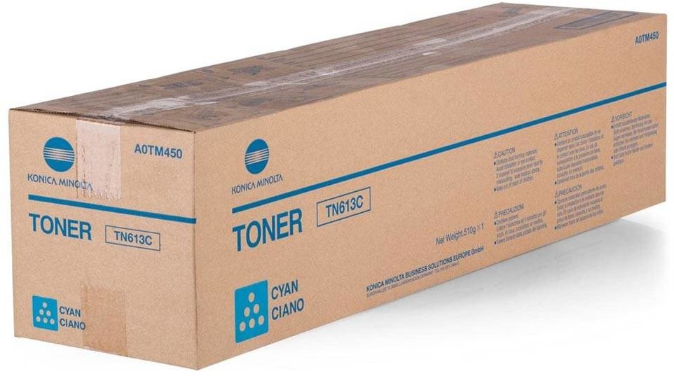 Konica Minolta Toner Oryginalny Bizhub C552 C652 C652DS TN613C Niebieski TN-613C