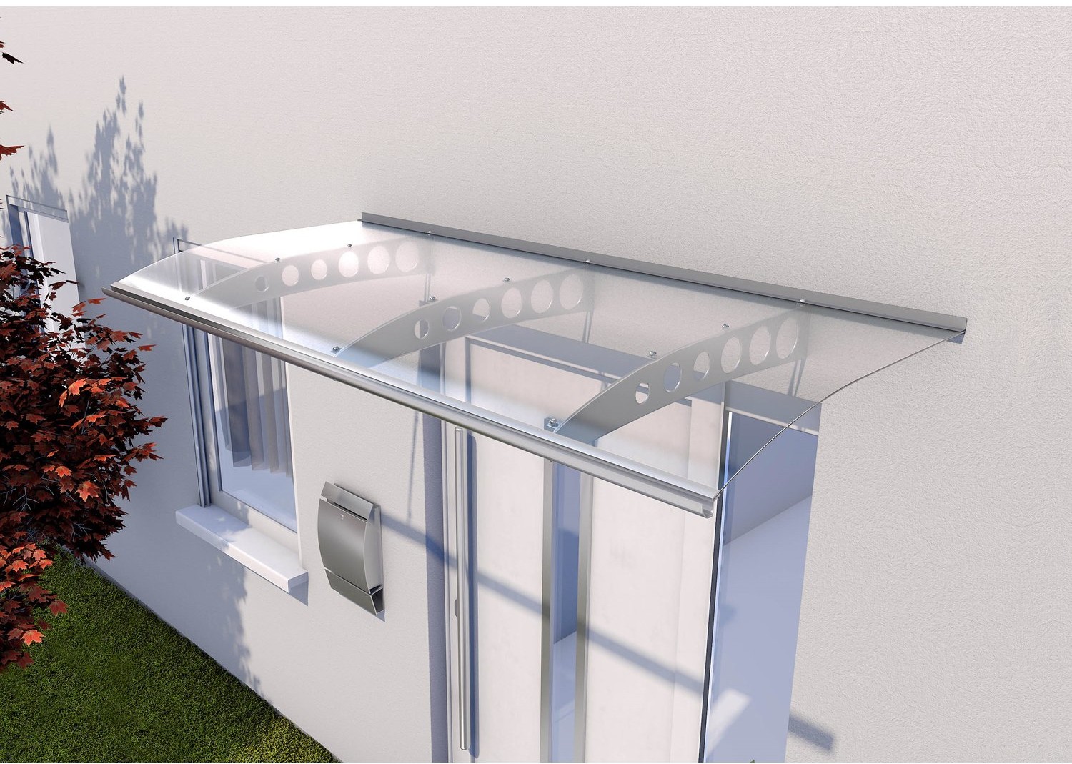 Gutta Zadaszenie Swing PT/E stal kwasoodporna Akryl 4 mm 200x90x22 cm