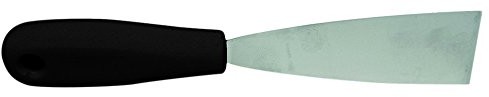 Maya Professional Tools 88042  6 szpachelka, ze stali nierdzewnej, z uchwytem z tworzywa sztucznego na stałe, FBK/Higiena żywności, 40 MM, w kolorze czarnym 88042-6