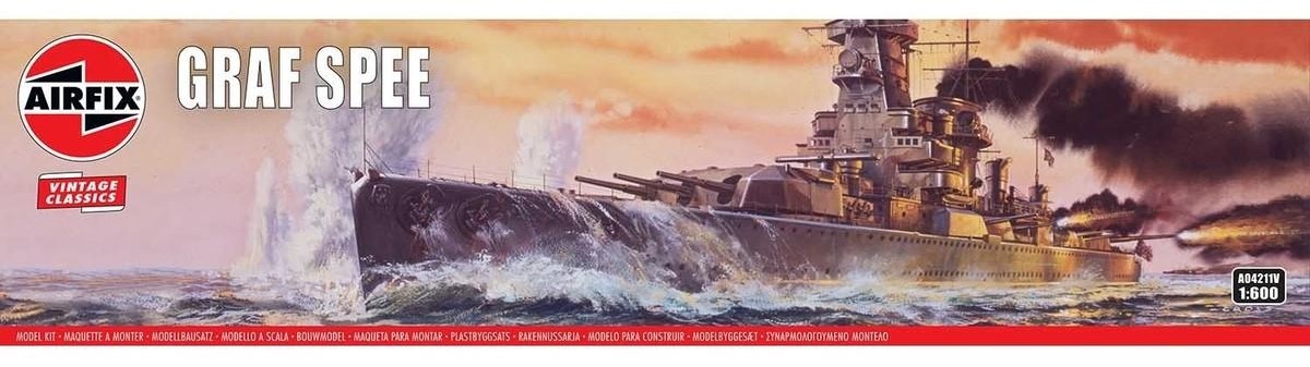 Фото - Збірна модель AIRFIX Ciężki krążownik Admiral Graf Spee 04211V 