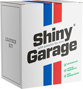 Shiny Garage Leather Kit Soft zestaw do czyszczenia i zabezpieczenia tapicerki skórzanej Shi000147