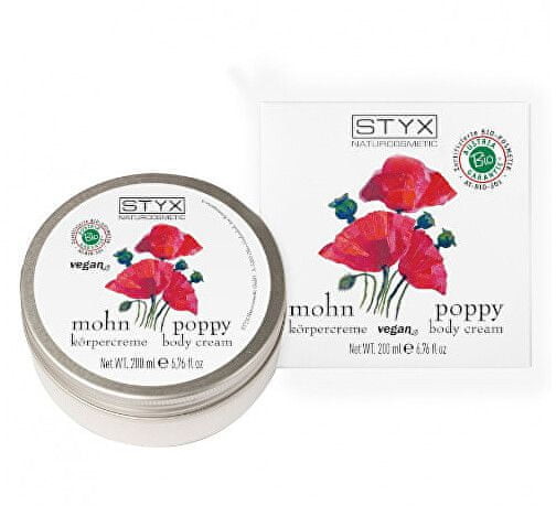 Styx Naturcosmetic Tělo nad kremem z olejem makowym Body )Cream Body ) Objętość 200 ml)