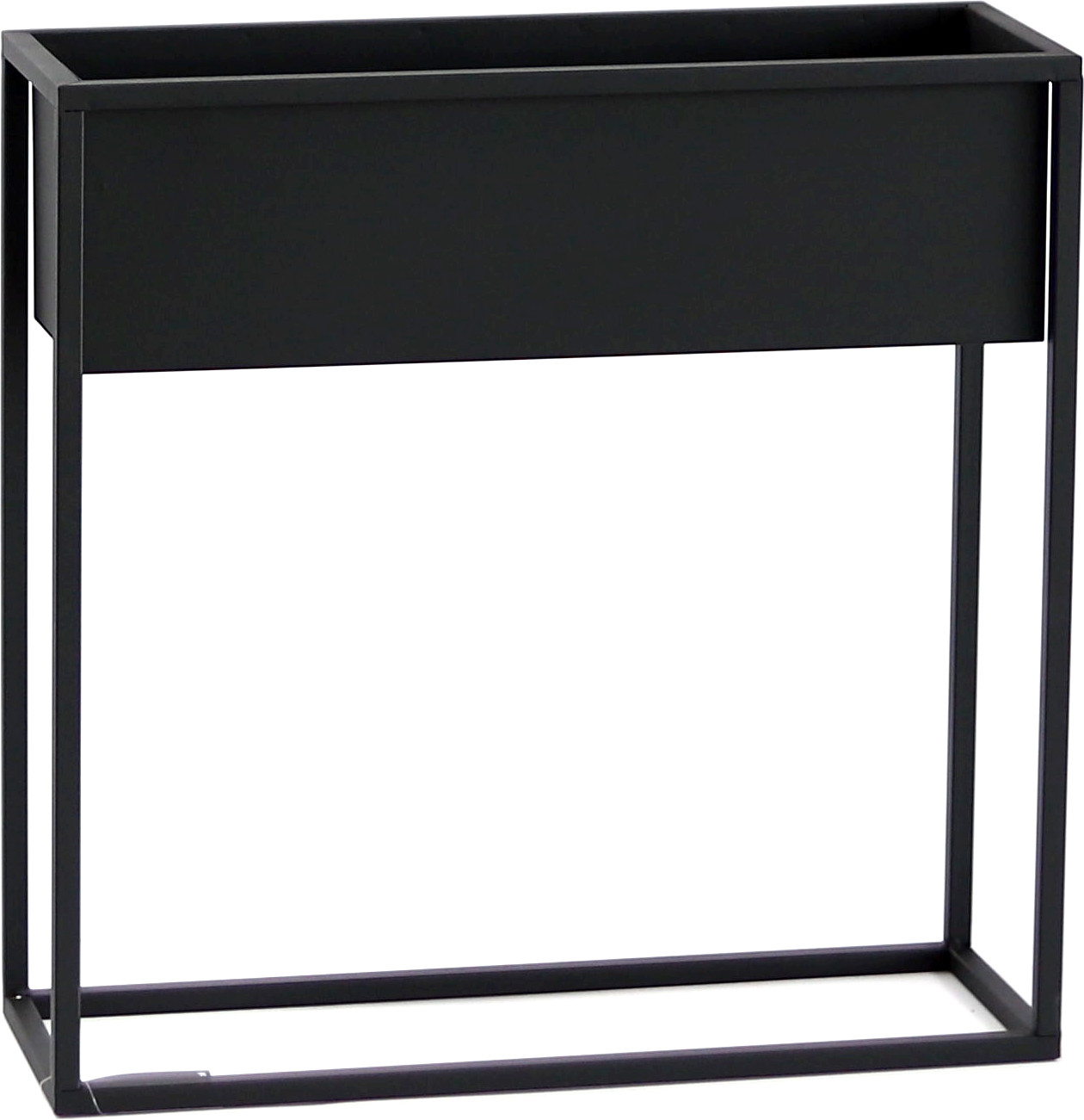 Kwietnik Metalowy Stojak CUBO 60x60cm czarny skrzynka loft 05-08
