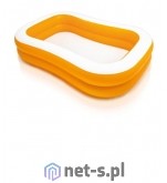 Intex Rodzinny basen pomarańczowy SWIM CENTER 229x147x46cm 57181NP