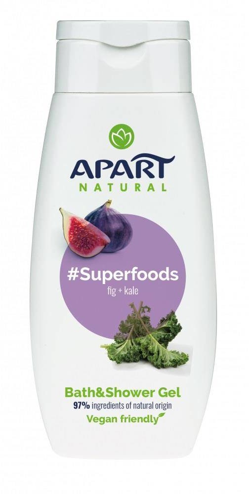 Apart NATURAL #Superfoods żel pod prysznic Figa i Jarmuż 300ml