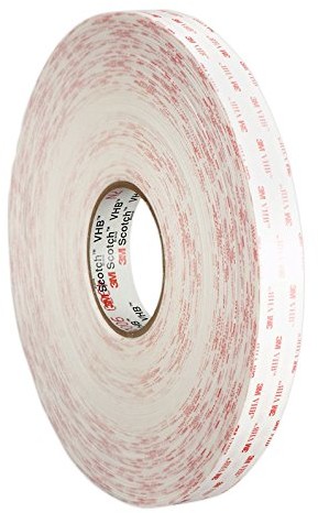 3M 3 m VHB taśmy samoprzylepne, 4950 °F, 1,1 MM, biały, biały 7000072487