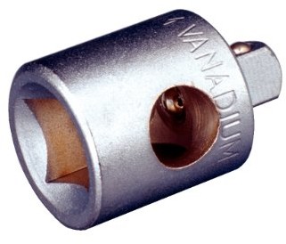 KS Tools 911.3826 3/8 cala sztuki/redukcyjny adapter, 1/2 cala x 3/8 cala M F ślizgowe 4042146052426