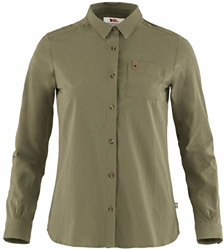 FJÄLLRÄVEN Fjällräven Damska koszulka Övik Lite Ls W zielony zielony XS F89980