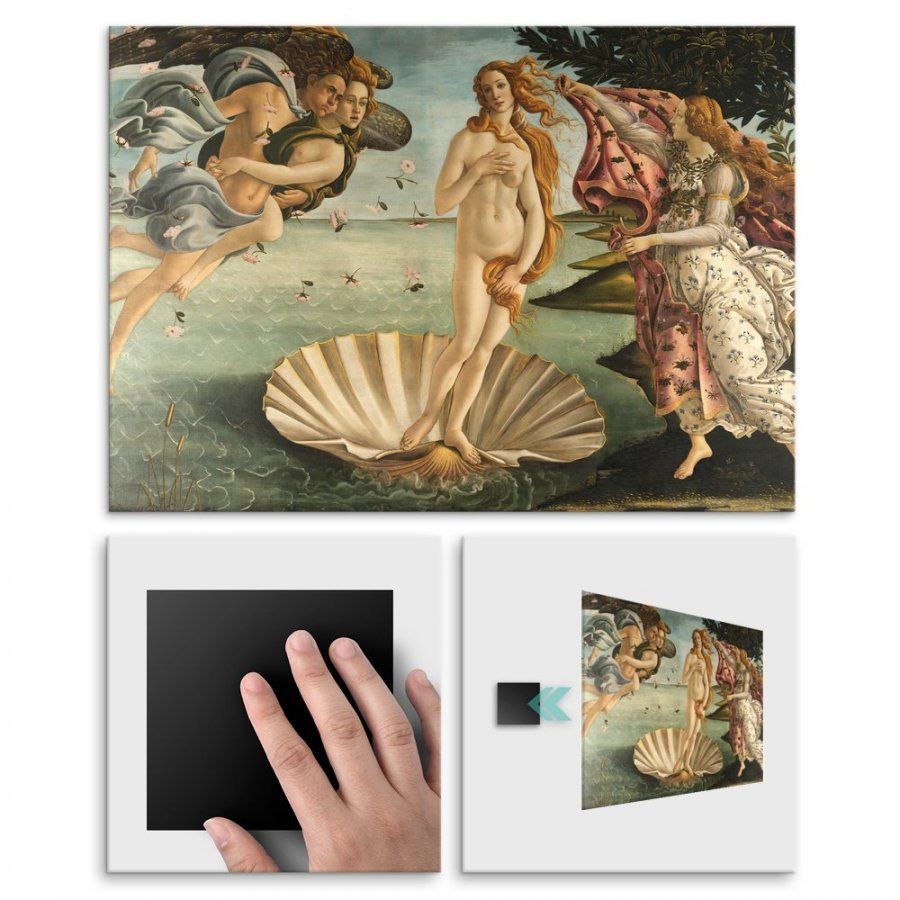 Pix4home Plakat metalowy Sandro Botticelli The Birth of Venus L POS-L-02129